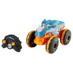 Masina de Teren RC Hot Wheels Rhinomite 124, 4x4, cu Telecomanda