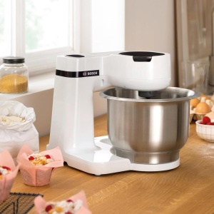 Masina de tocat Bosch MUM Serie 2, 3.8L, 700W, alba - Img 2