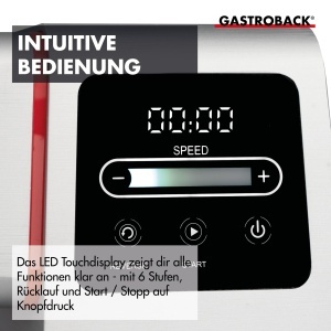 Masina de tocat carne GASTROBACK 6-in-1 2500W cu afisaj LED si accesorii incluse - Img 4