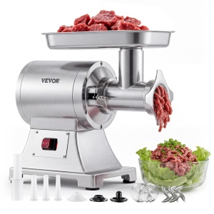 Masina de tocat carne VEVOR 750 W, 4.2 kgmin, cu accesorii complete