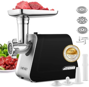 Masina de tocat electrica 2000W din inox multifunctionala cu accesorii pentru carnati