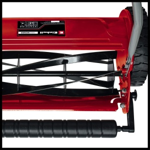 Masina de tuns iarba de mana Einhell GC-HM 300 (pana la 150 m2, latime de taiere de 30 cm, ax de tuns iarba cu rulmenti cu bile cu 5 lame din otel de inalta calitate, reglare inaltime de taiere in 4 trepte 13-37 mm, colector de iarba de 16 l), multicolor - Img 3