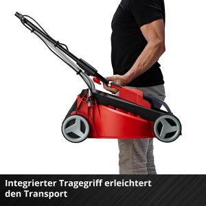 Masina de tuns iarba Einhell GE-CM 1830, acumulator 18V, 30cm, 25L - Img 6