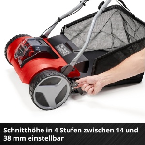 Masina de tuns iarba electrica Einhell GE-HM 1838 Li-Solo, 38 cm, 18 V, cu acumulator - Img 6