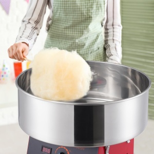 Masina de zahar VEVOR MHTJXM01H 1000W Rosu Bol din inox 6 portiimin - Img 8