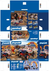 Masina Offroad PLAYMOBIL 72061 cu Seilwinde si Bruckenplatten pentru copii de la 4 ani - Img 7
