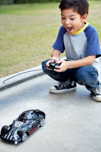 Masina RC Hot Wheels Star Wars Darth Vader, cu lumini si sunete, 118 - Img 5