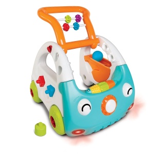 Masinuta de Activitate Infantino 3-in-1, Multicolora, pentru Bebei