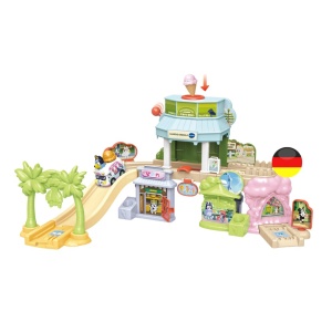 Masinuta de jucarie VTech Tut Tut Baby Flitzer - Blueys Eisdiele, albastra