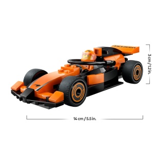 Masinuta LEGO City F1 McLaren 60442 - Set de Constructie cu 86 Piese pentru Copii de la 6 Ani - Img 9