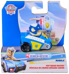 Masinuta Paw Patrol - Pup Squad Racer, 6.5 cm, cu roti functionale, pentru copii - Img 9