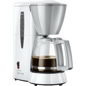 Melitta Single5 - Filtru mic de cafea - cu ulcior de sticla - Drip Stop - 5 cani - alb (M720WH) - Img 1