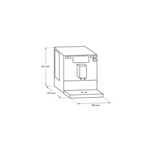 Melitta Solo Milk - aparat de cafea subtire complet automat cu spumant de lapte aparat de cafea cu rezervor de apa detasabil de exemplu cafea sau capp - Img 8