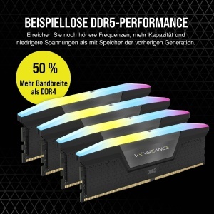 Memorie RAM CORSAIR Vengeance RGB DDR5 96GB (2 x 48GB) 6000MHz - Img 3