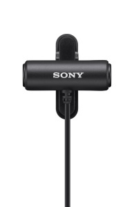 Microfon lavaliera Sony ECM-LV1 Stereo Negru Compact - Img 3