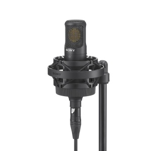 Microfon profesional Sony C-80, frecventa 20 Hz - 20 kHz, negru