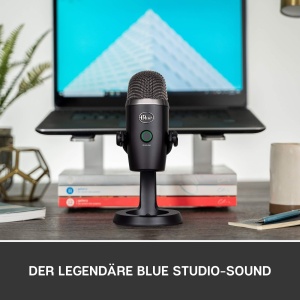Microfon USB Blue Yeti Nano Negru Premium pentru Streaming si Podcasting - Img 2