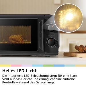 Microunde Comfee CMO-MP012ND(BK), 20L, 700W, Negru - Img 6