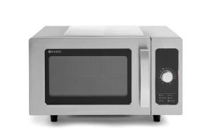 Microunde HENDI 1000W, 25L, inox, cu control mecanic - Img 3