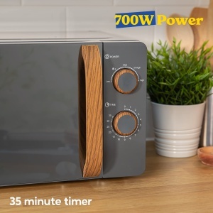 Microunde Russell Hobbs RHMM713G 700W Gri Design Scandinav 5 Niveluri de Putere - Img 6
