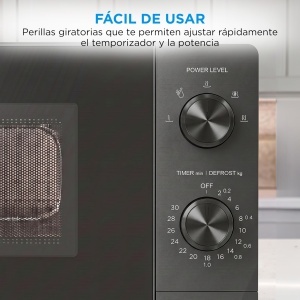 Microwaive Midea MMO-MMP01MZES, 20 Litri, 700 W, Negru - Img 6