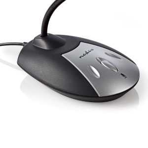 Mikrofon NEDIS cu cablu USB-A, intrerupator si iesire pentru casti - Img 3