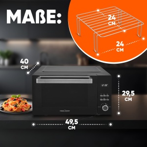 Mikroonde ProfiCook PC-MWG 1204, 23L, 1000W, fara dretteller - Img 7