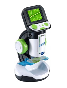 Mikroscop video interactiv VTech cu display LCD, 200x marire, pentru copii de la 7 ani - Img 3