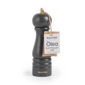 Mina de sare si piper Salter Olea, universala, cu mecanism din ceramica, 56 g sare, 24 g piper, antracit - Img 7