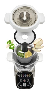 Mini Bol Moulinex xf387e10 1,4 l pentru Robot de Bucatarie 4 Borcane - Img 4