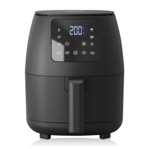 Mini friteuza digitala cu aer Tristar - 2L - Fara ulei - 6 programe de gatit - Acoperire antiaderenta - Termostat reglabil - 1500W - FR-9015