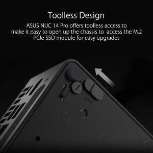 Mini PC ASUS NUC 14 Pro Slim Kit RNUC14RVKI300002I, putere mare, design compact - Img 5
