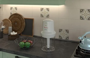 Mini tocator electric Moulinex DJ300110, 270W, 0.6L, alb - Img 8