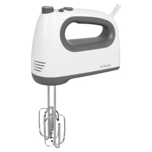 Mixer Bomann(r) | Motor puternic de 400 W | Mixer de mana | Turbo Stage si 5 niveluri de viteza | Mixere de mana | teluri si carlige de aluat din otel inoxidabil care pot fi spalate in masina de spalat vase | HM 6054 CB