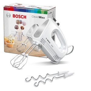 Mixer de mana Bosch CleverMixx MFQ24200, 400 W, 4 viteze, alb - Img 2