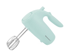Mixer electric Elite Gourmet EHM003M, 5 viteze, 2 teluri din otel inoxidabil, mint - Img 1