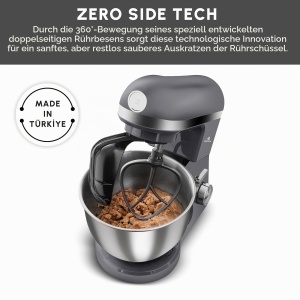Mixer planetar Karaca Mastermaid Chef Pro 1500W 5L Gri - Img 8