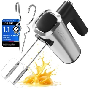 Mixere manual ProfiCook PC HM 1335, 400W, 5 viteze, accesorii din otel inoxidabil