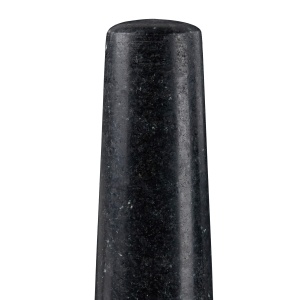 Moara de piatra Relaxdays cu pistil, granit, 750 ml, gri - Img 8