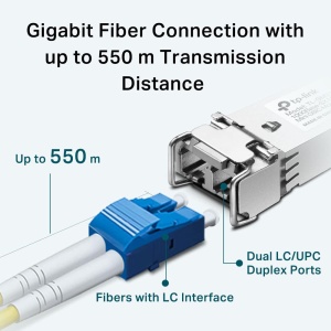 Modul SFP TP-Link TL-SM311LM Gigabit, Multi-mode, 550 m, Compatibil cu Cisco - Img 5