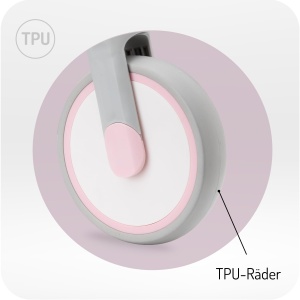 MoMi Tedi Mini-Laufrad pentru copii 1 ani roti din plastic cadru metalic usor - Img 4