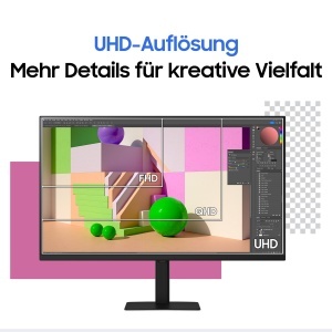 Monitor 4K Samsung ViewFinity S70D 27 inch, UHD, HDR10, Eye Saver Mode - Img 5