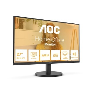 Monitor AOC U27B3M 27 inch UHD, 60Hz, Panou VA, Negru