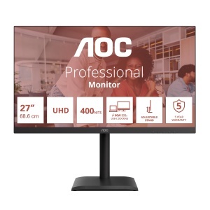 Monitor AOC U27E4CV 27 inch UHD, 4K, USB Hub, cu suport ajustabil - Img 2