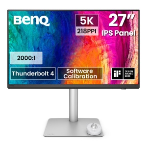 Monitor BenQ PD2730S 27 inch 5K, Thunderbolt 4, 90W, Nano Matte Panel