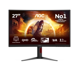 Monitor Curbat AOC CQ27G4Z2, 27 inch, WQHD, 250Hz, Negru - Img 2
