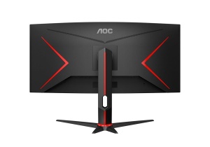 Monitor Curbat AOC CU34G2XP, 34 inch WQHD, 180 Hz, Negru-Red - Img 3
