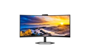 Monitor Curbat Philips 34E1C5600AM 34 Zoll UW-QHD 100Hz Negru - Img 2