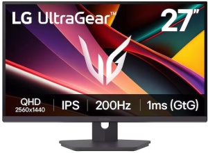 Monitor de gaming LG Ultragear 27G61ZA-B, 27 inch, WQHD, 200Hz, Negru