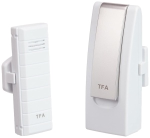 Monitor de temperatura TFA Dostmann Weatherhub Starter-Set, Alb